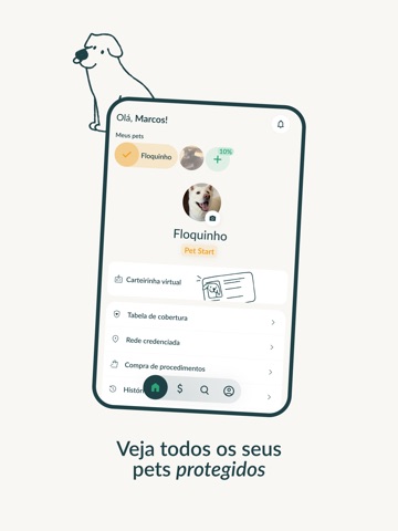 Dog Life: plano de saúde pet iPad screenshot