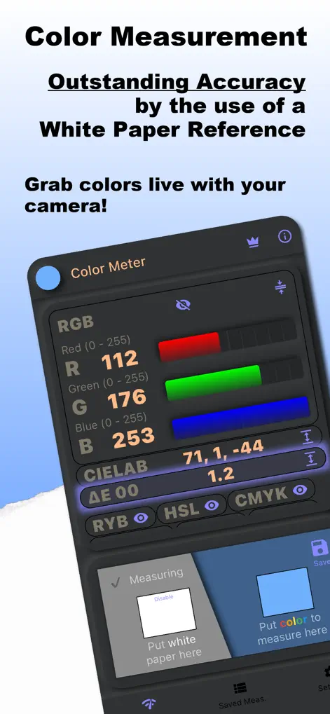 Colorimeter Camera Color Meter - Utilities App | MWM