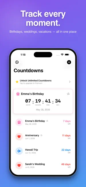 Not Another Countdown screenshot 1
