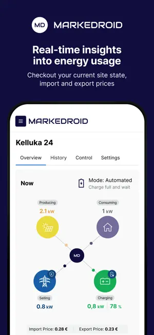 Markedroid screenshot 1