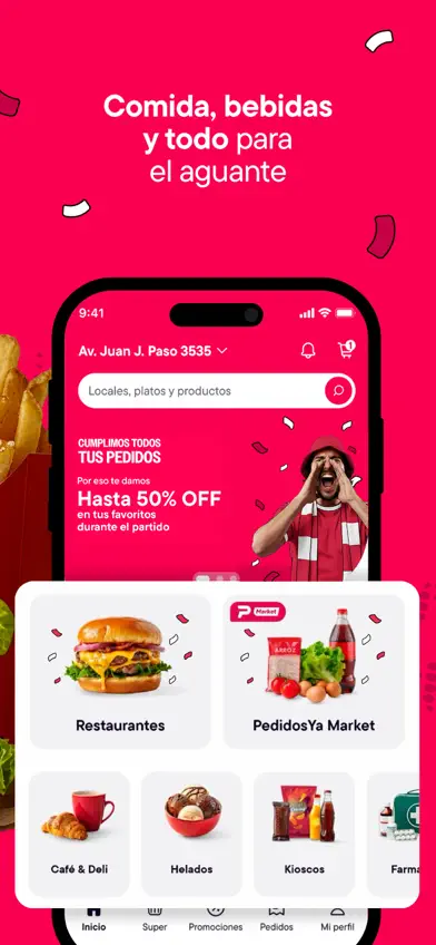 PedidosYa - Food Delivery screenshot 2