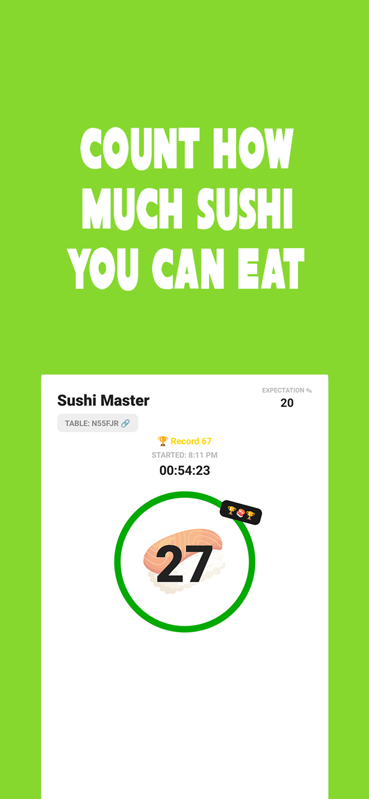 Sushi Counter App