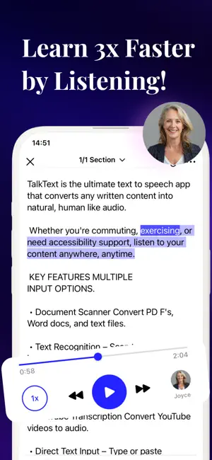 Text to Speech: TalkText screenshot 1