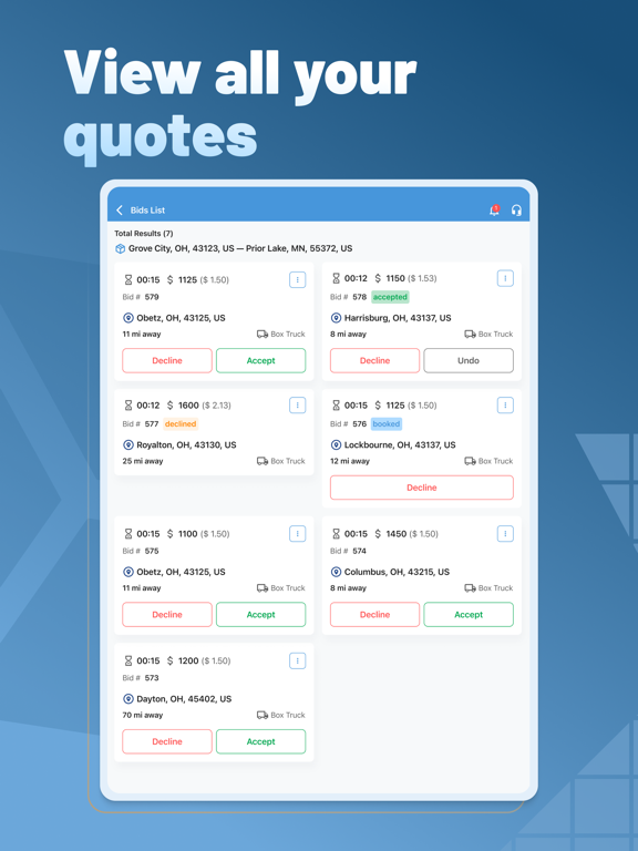 Expedite All iPad screenshot 3 - Business app