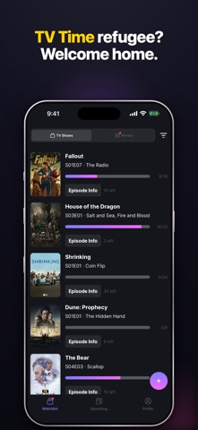 Hobi Time: TV Show Tracker screenshot