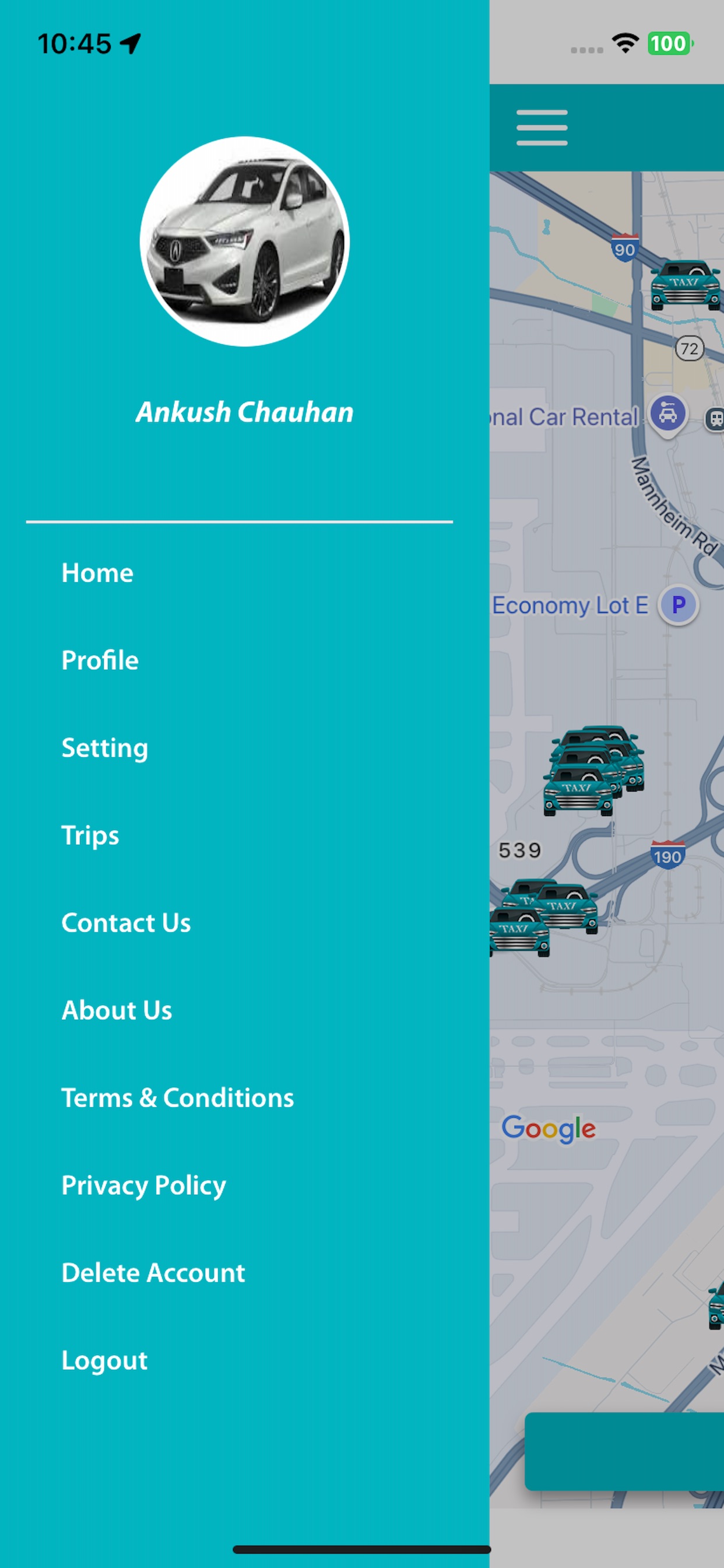TaxiWithUs screenshot 6