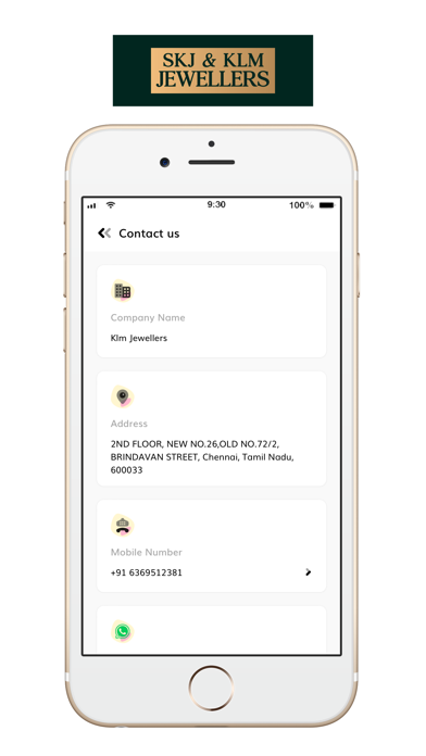 SKJ and KLM Jewellers Screenshot