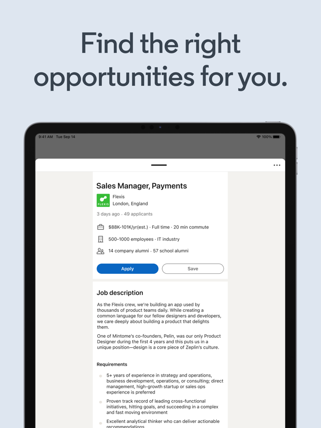 ‎LinkedIn: Job Search & News Screenshot