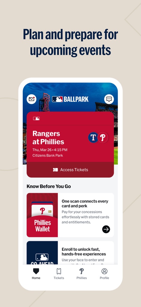 MLB Ballpark - Event Planning Hub
