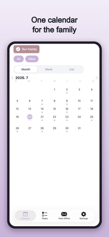 Angie's Calendar - Family Todo screenshot