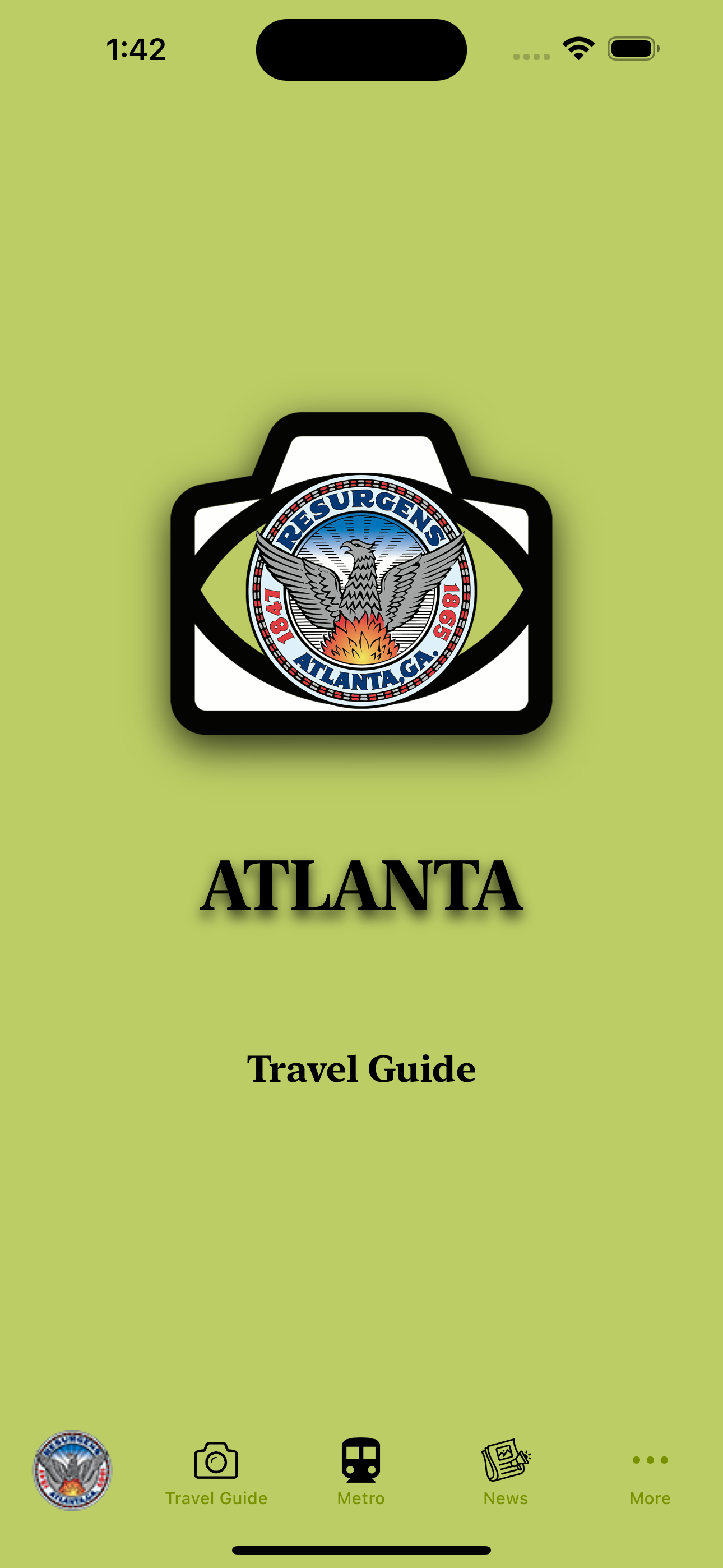 Atlanta Guide and Subway map