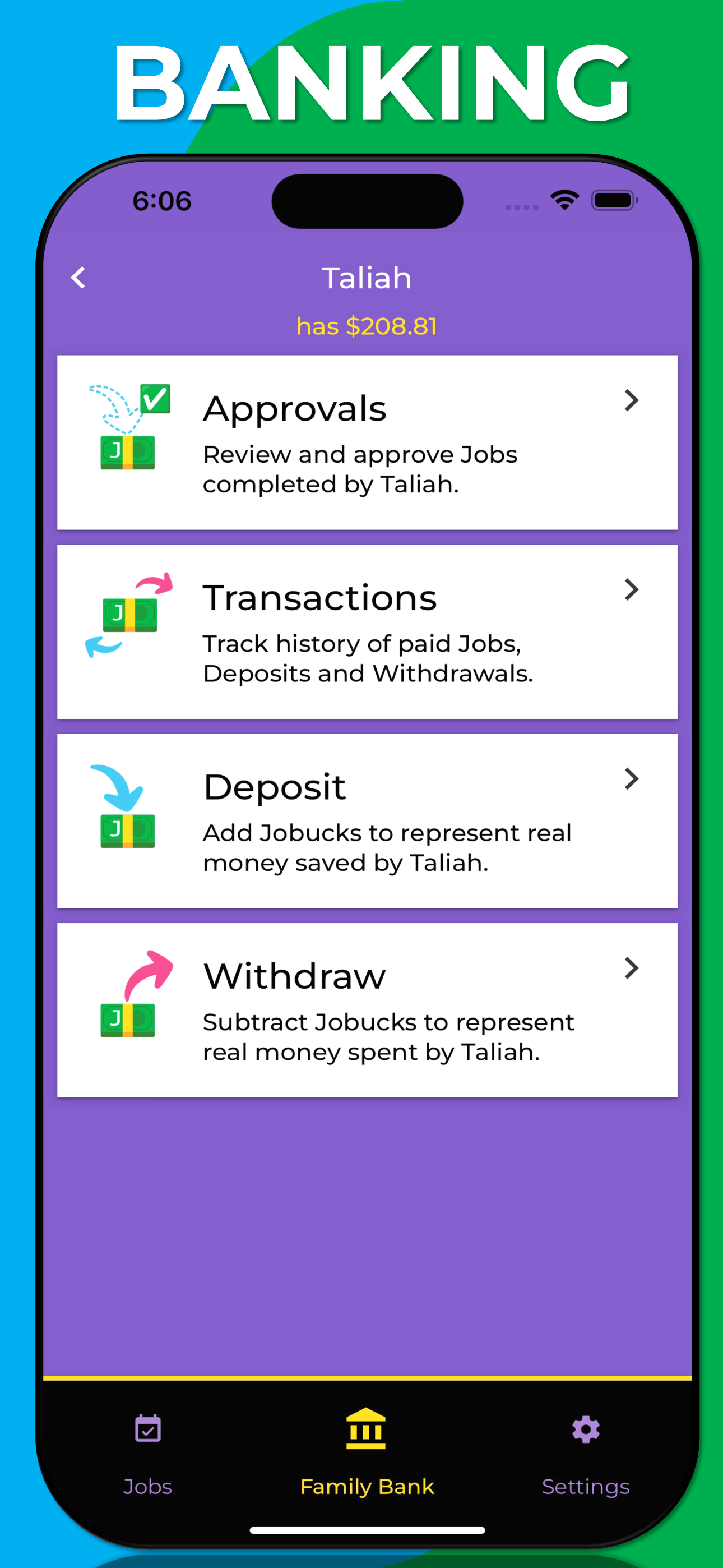 Jobucks: Kids Chore Chart