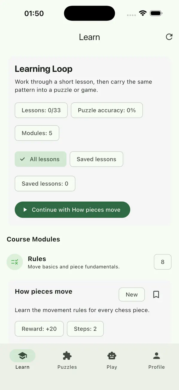 Screenshot #1 pour TacticTorch Chess