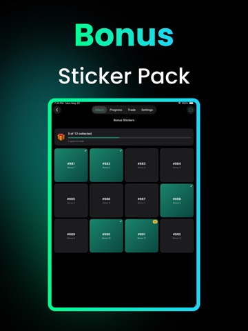 Sticker Album 2026 Tracker iPad screenshot