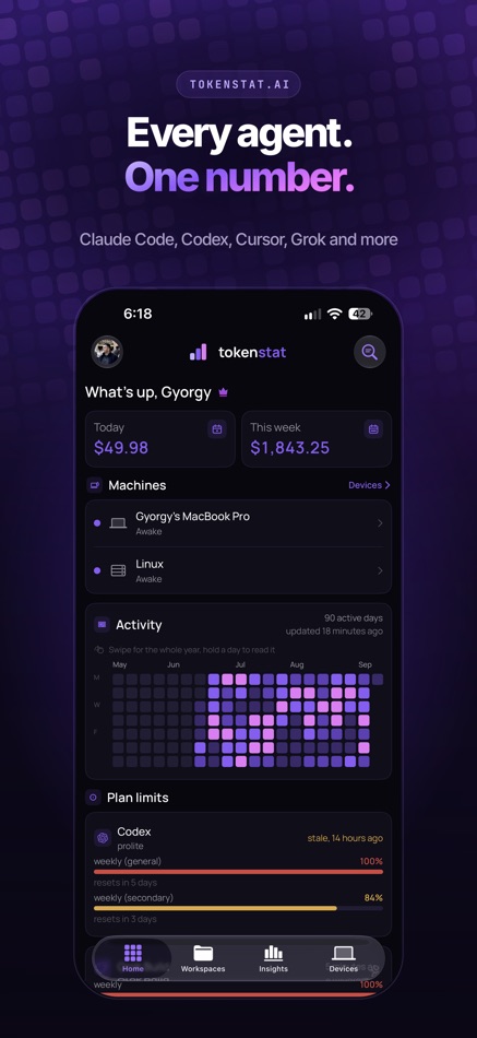 #1. tokenstat (iOS) 来自: pueev OU
