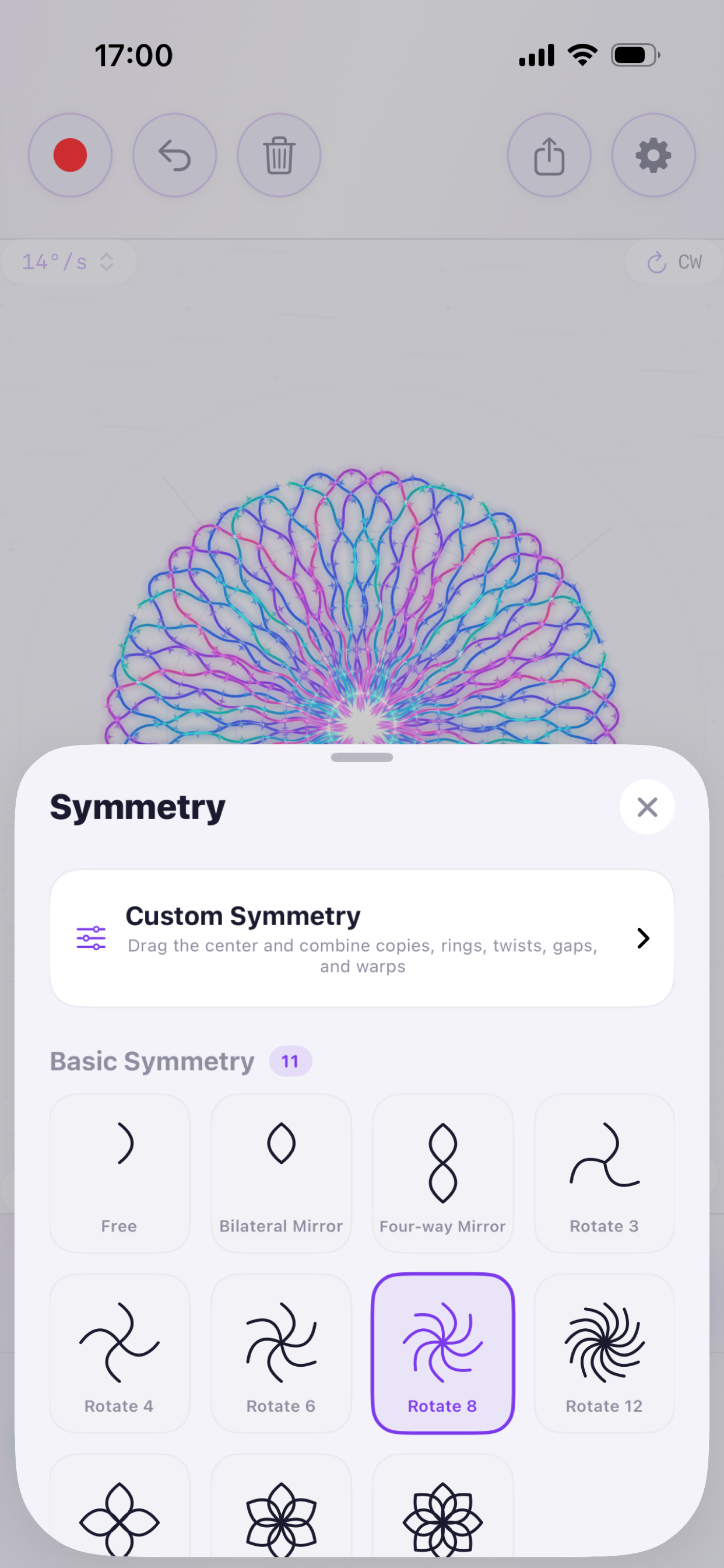 KaleidoPen - Spin Symmetry Art screenshot 8