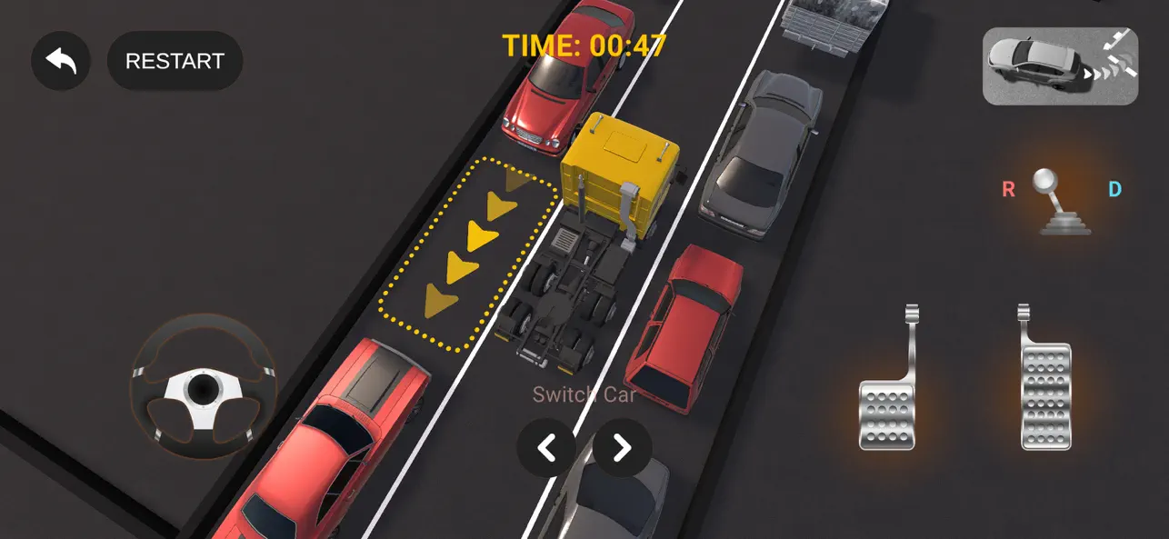 Screenshot #3 pour 3D Car Parking Driving School