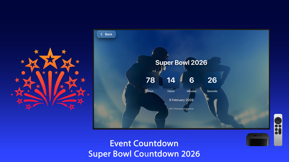 #8. Event Countdown - Super Bowl (iOS) By: Igor Bidenko