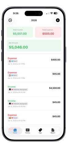 Cash Report Screenshot 1 of 4