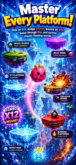 Pitaya Bounce Arcade screenshot 4