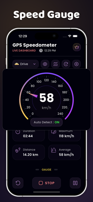 Easy GPS Speedometer Screenshot 1 of 5