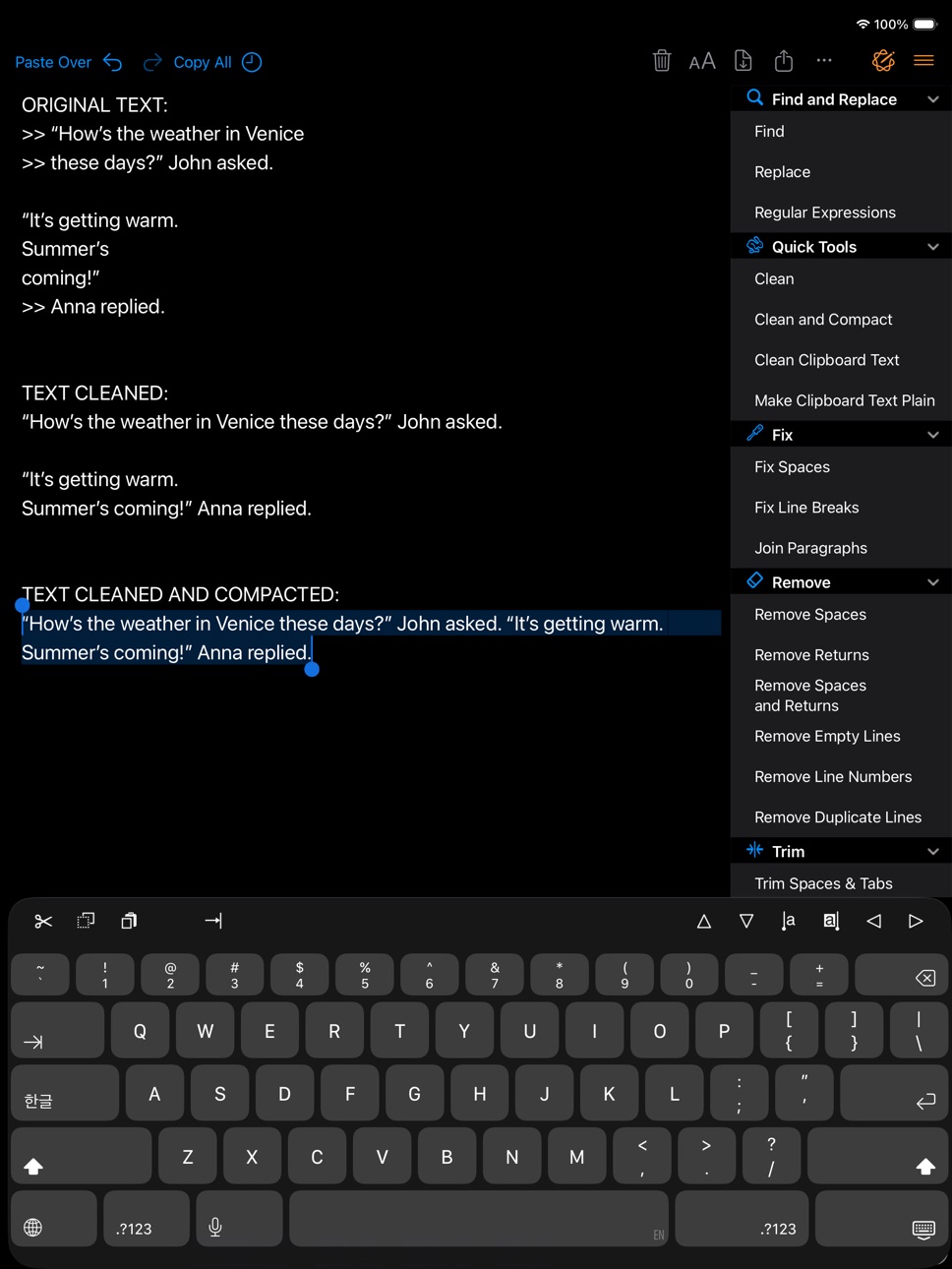 iPad screenshot
