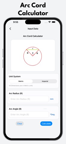 Arc Calculator Pro Screenshot 6 of 10