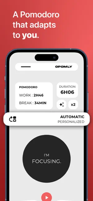 oPomly - Pomodoro AI & Focus screenshot 2