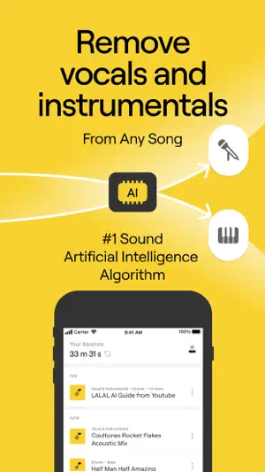 LALAL.AI: Vocal Remover screenshot 1
