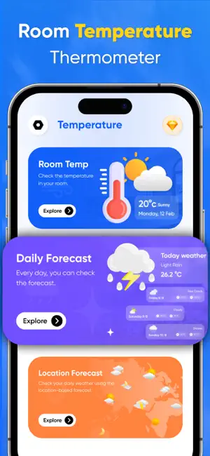 Room Temperature : Thermometer iPhone screenshot 4