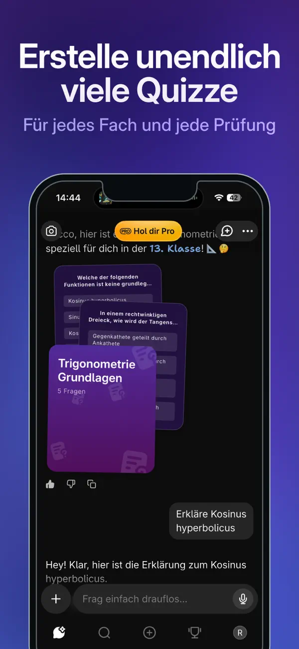 Knowunity: #1 KI Lernapp iPhone App Screenshot 4 – Bildung