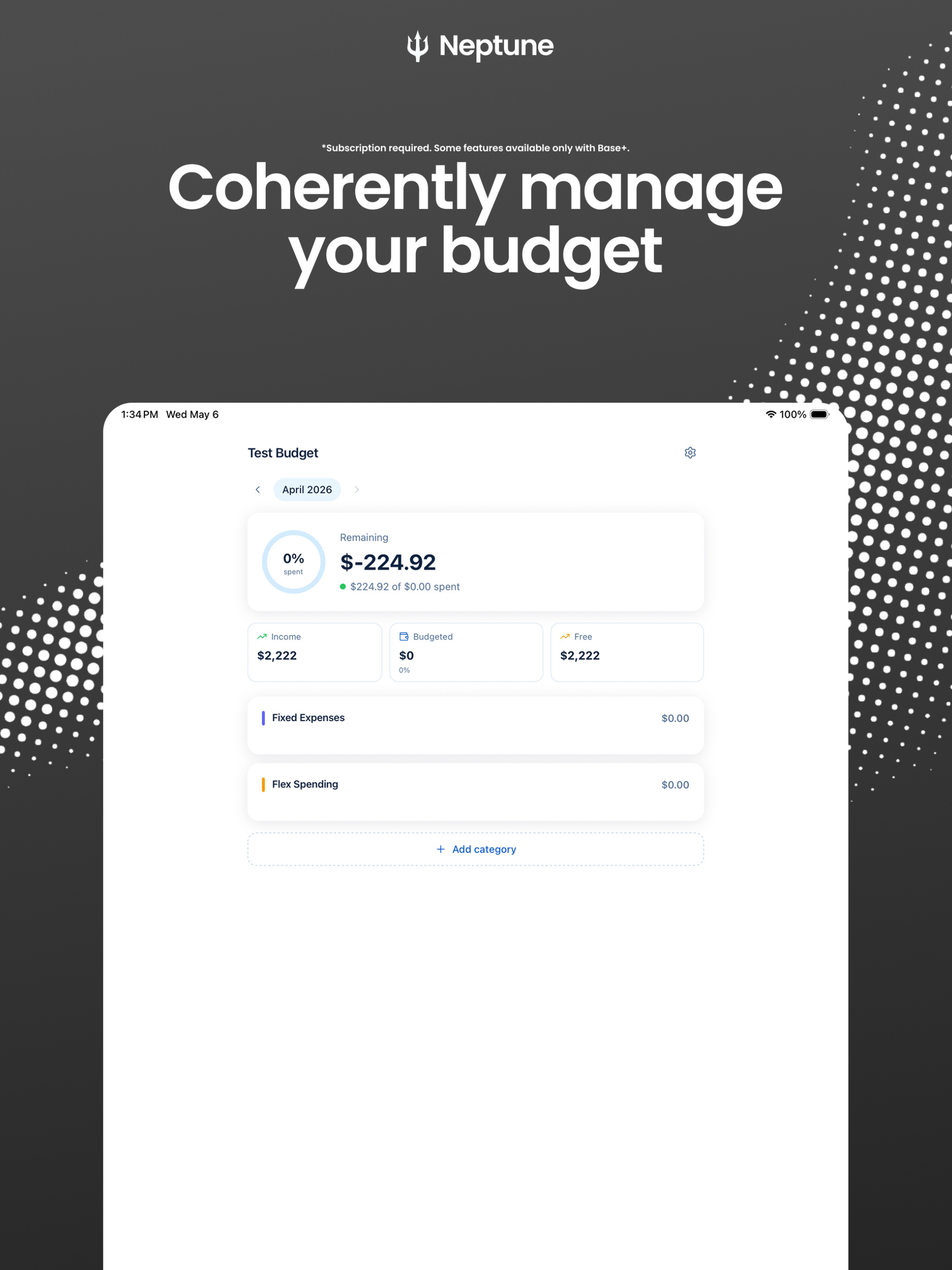 Neptune: Money Management