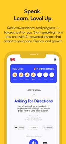 LingoChatAI: Speak Confidently App Store preview screenshot 1