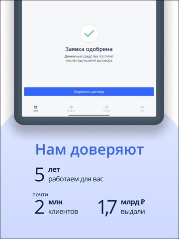 CashToYou - займы на карту iPad screenshot 5