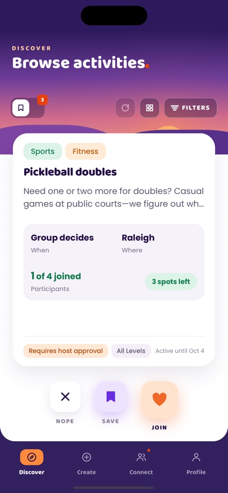 Dabbel - Hobbies & Meetups screenshot 1