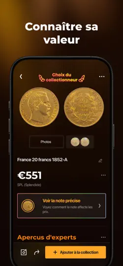 Capture d'écran de CoinSnap: Valeur Des Pièces sur iPhone 4