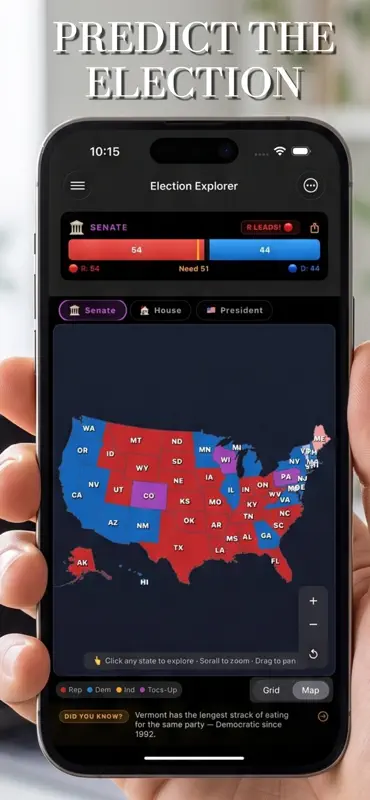 Election Explorer: 2026 Map screenshot 2 of 7