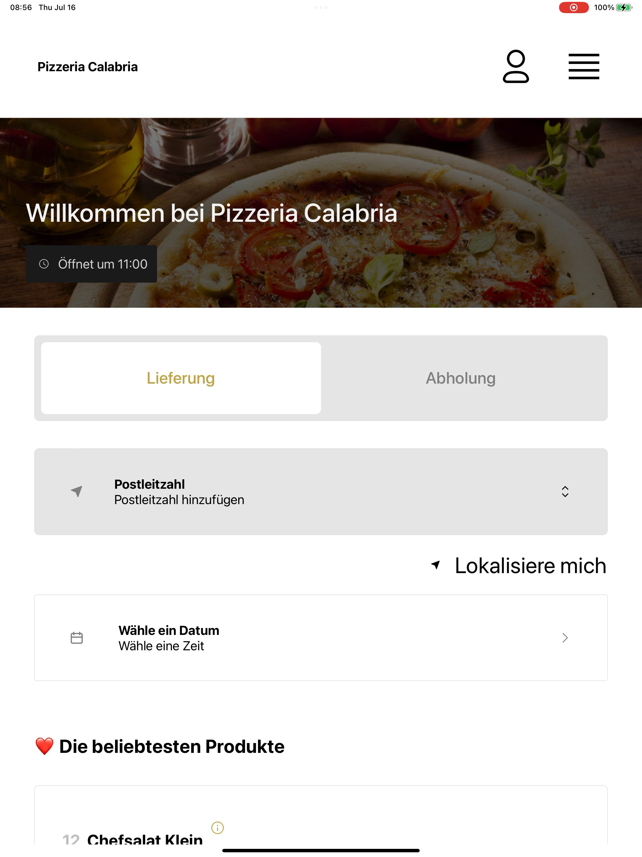 Pizzeria Calabria DE screenshot 9