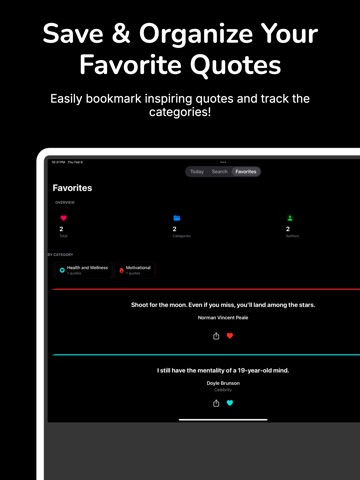Sayings - Daily Inspiration iPad screenshot