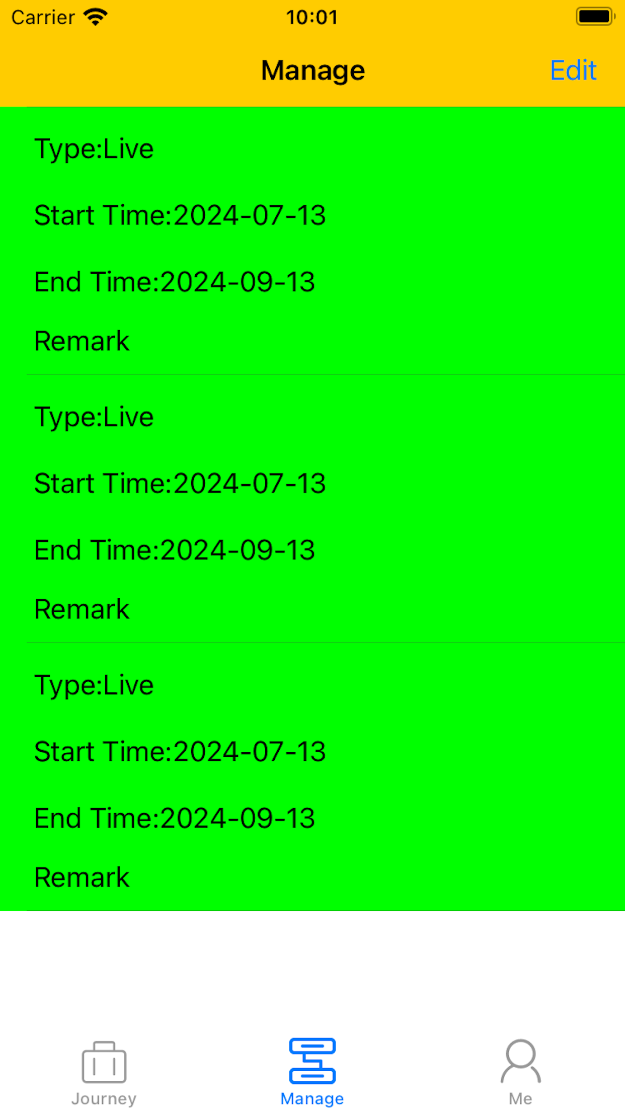 Trip Record Tool