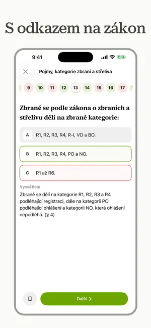 Zbrojní oprávnění 2026 screenshot 4