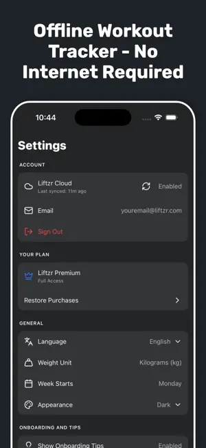 Liftzr: Gym Workout Tracker screenshot 3