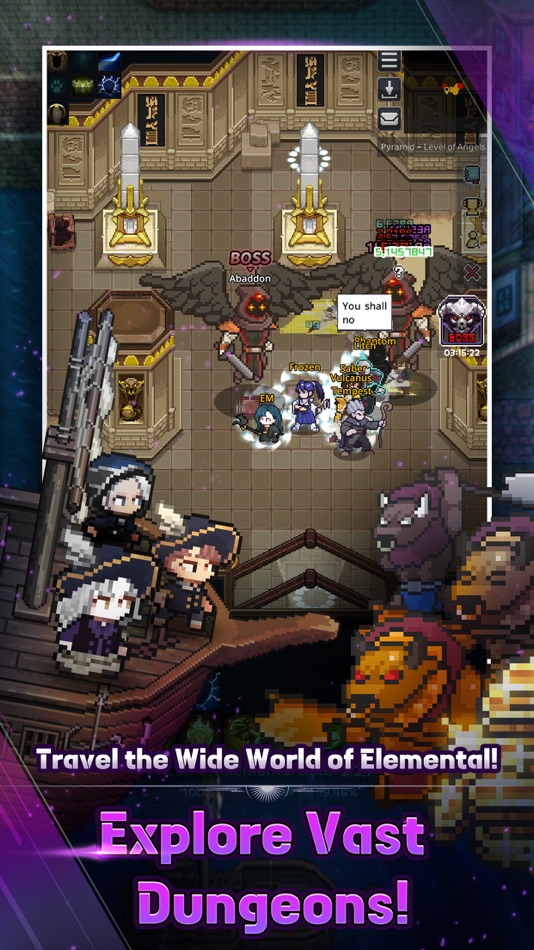 #5. ELEMENTAL: 2D MMORPG (iOS) 由: DAERI SOFT