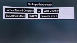 FilmProps-TV-Telepropmter screenshot #2 for Apple TV