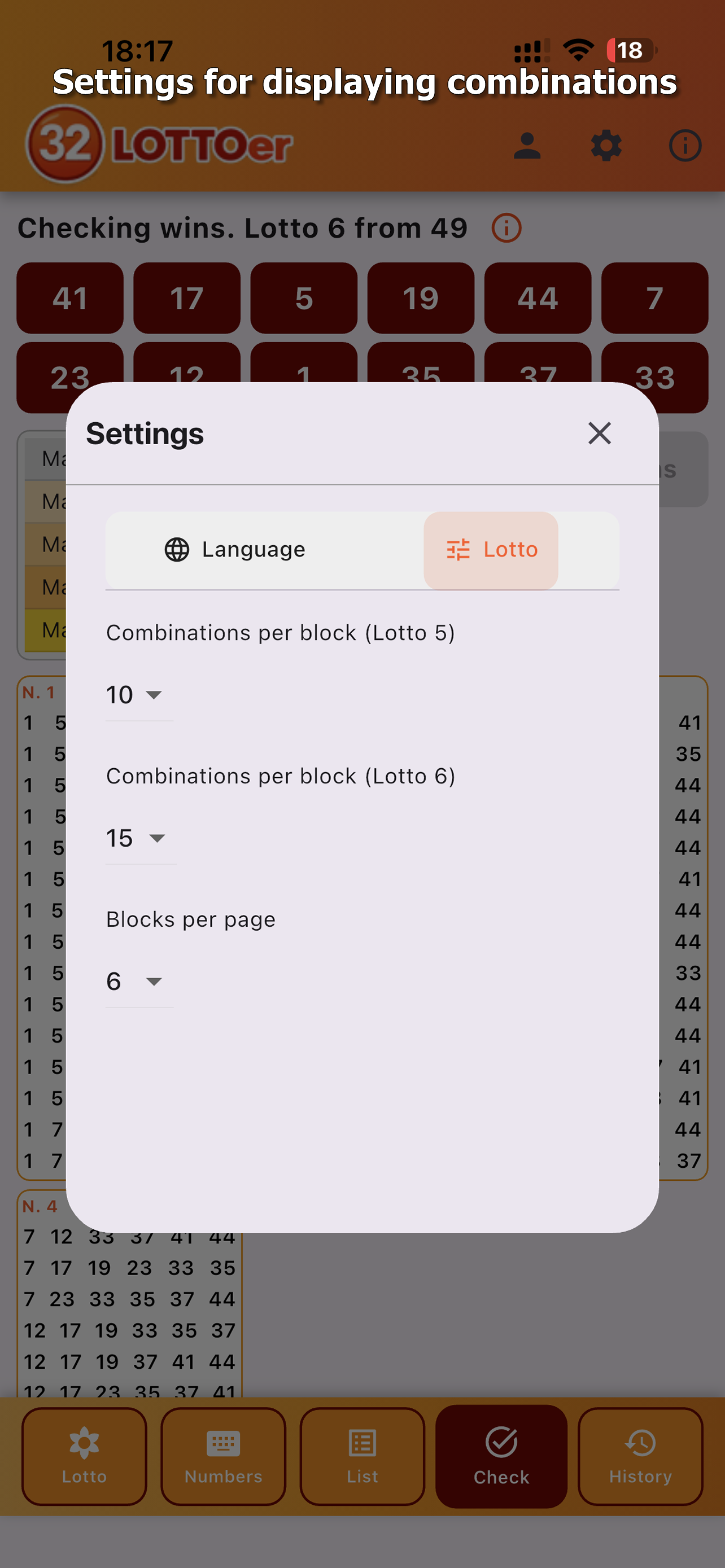 LOTTOer screenshot 7