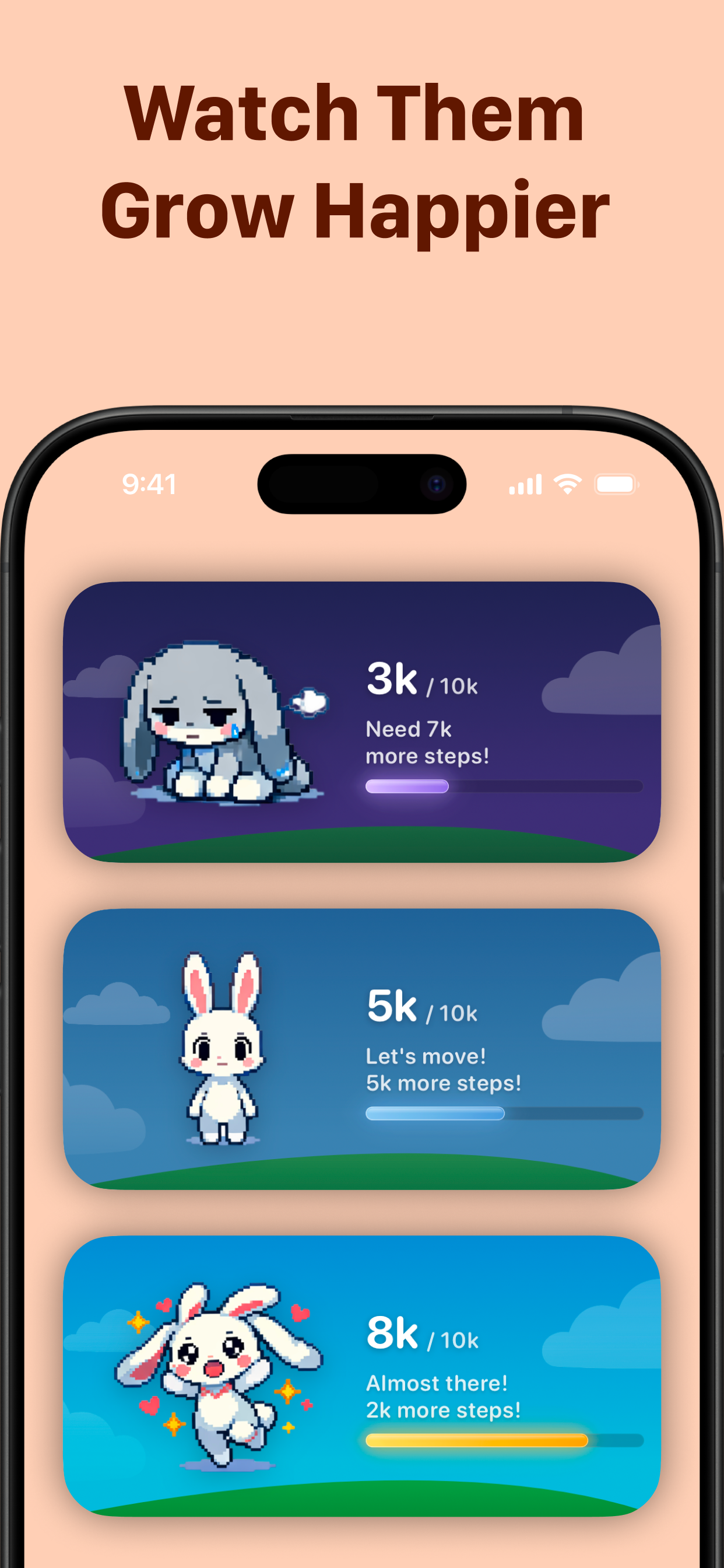 Steppy: Virtual Pet Widget