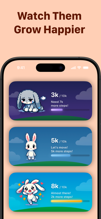 Steppy: Virtual Pet Widget Screenshot 7 of 7