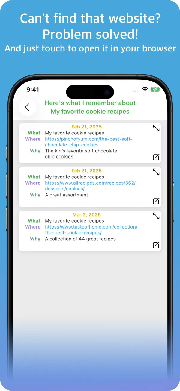 #5. Remembered: Back Up Your Brain (iOS) Podle: Michael Gruenthal