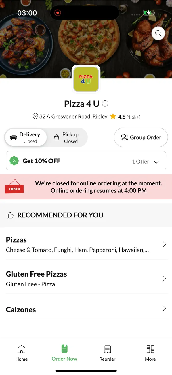Screenshot #2 pour Pizza 4 U Ripley,