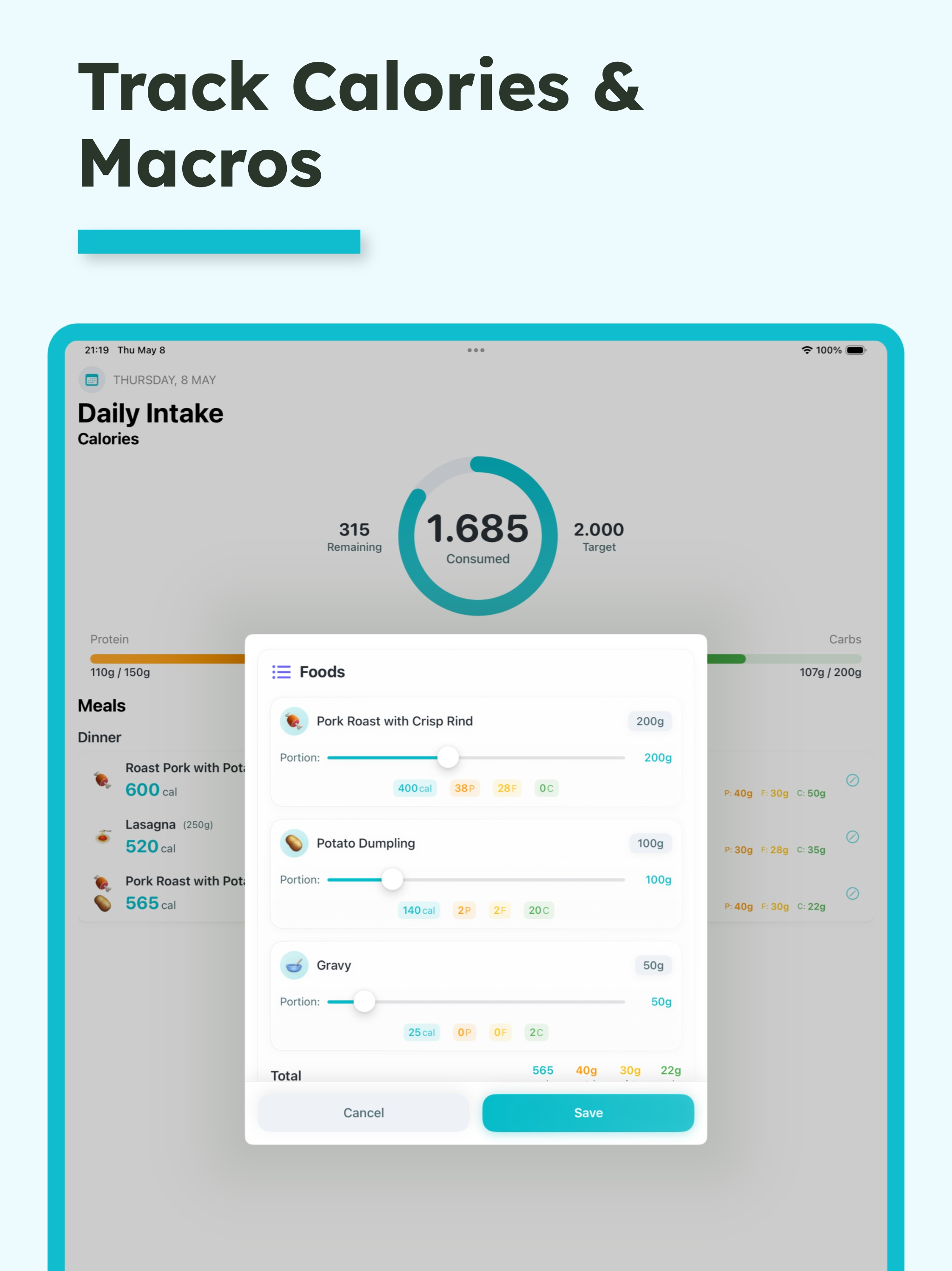 Calolens - AI Calorie Counter